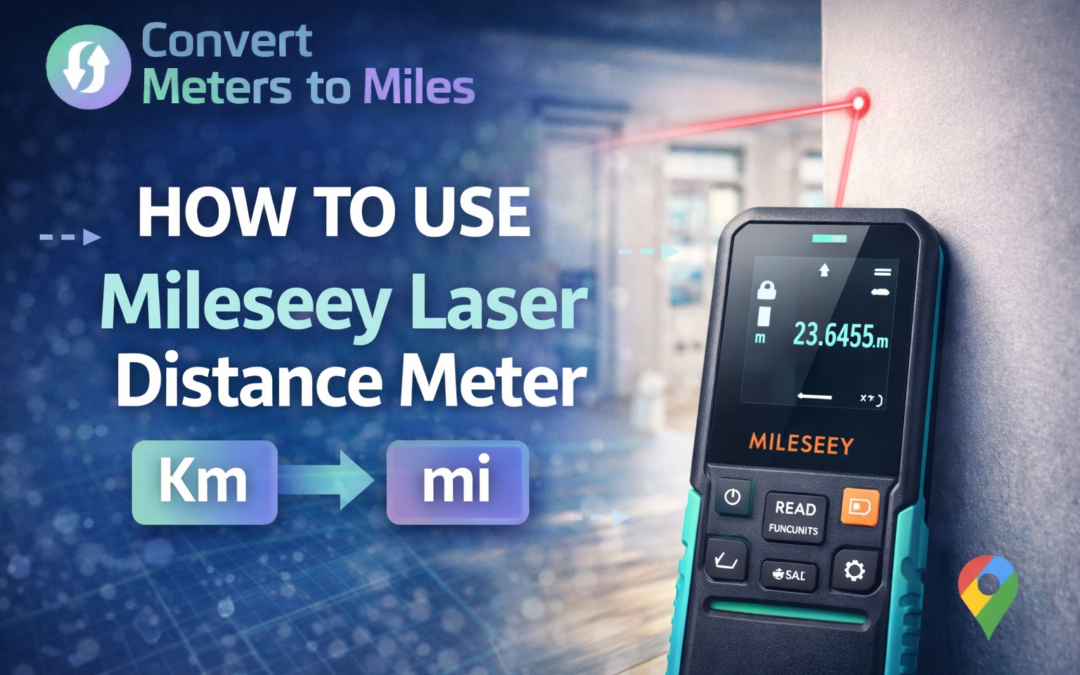 how to use mileseey laser distance meter